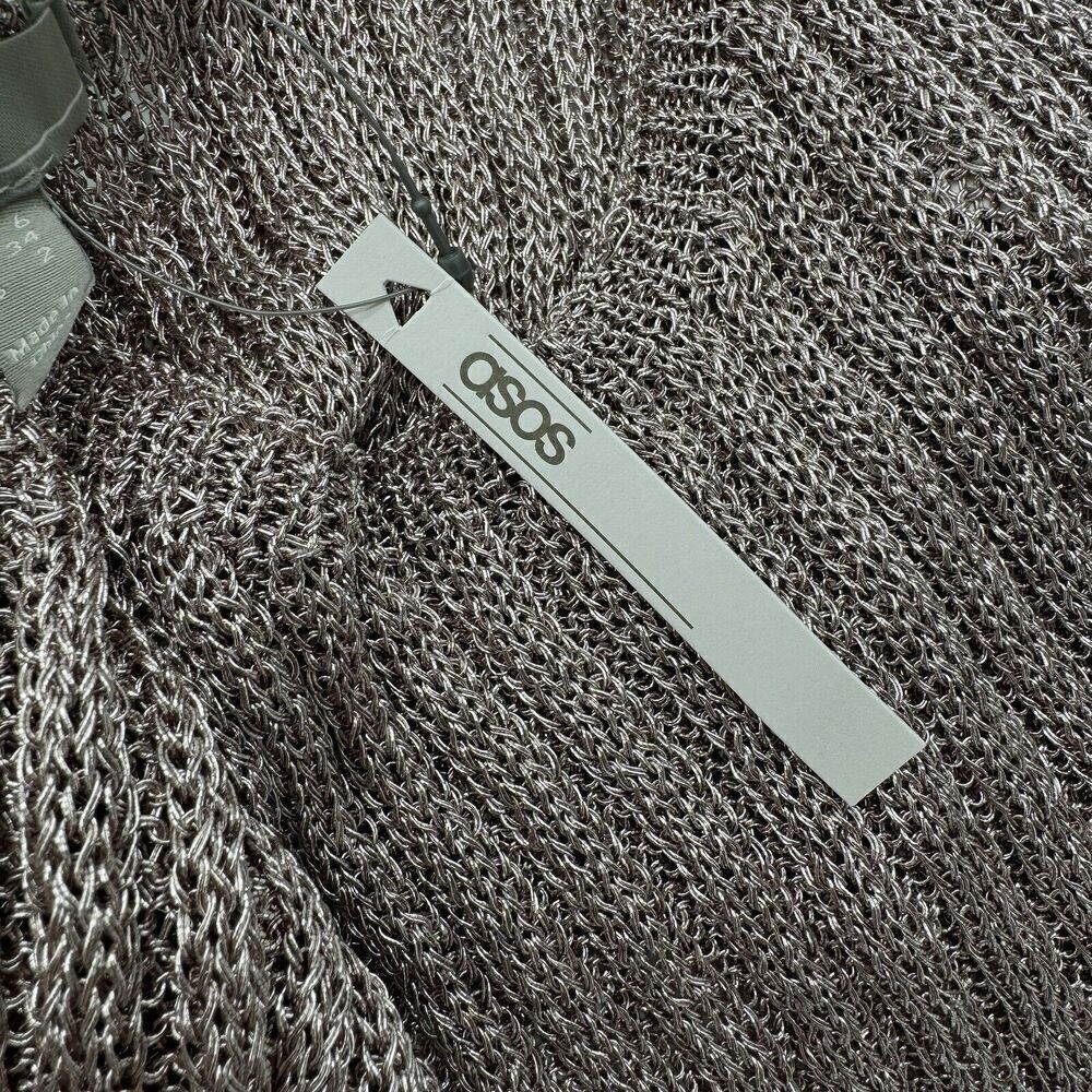 ASOS Ribbed Two-Piece Set in Light Gray - Picture 12 of 14